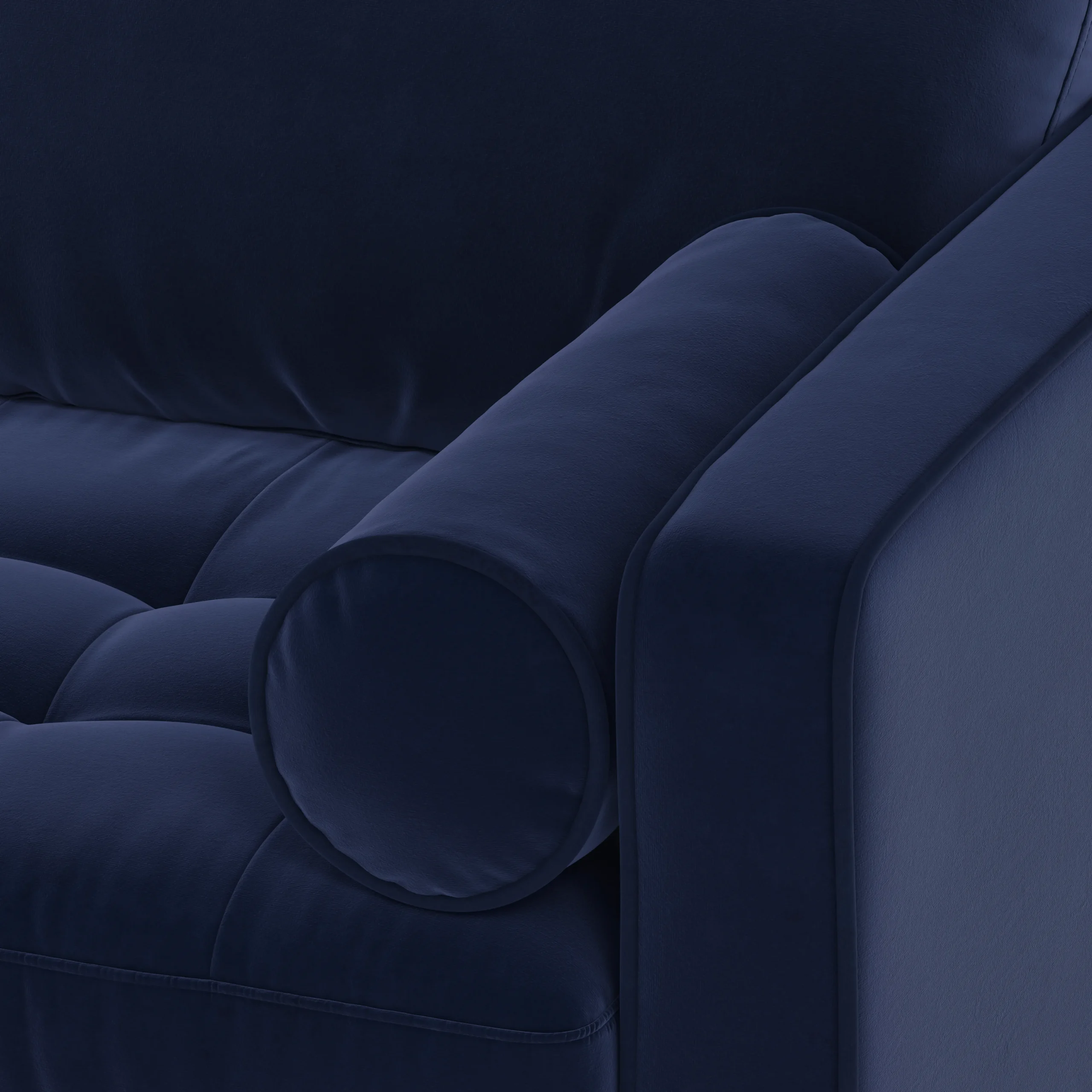 Sven 100_ Tufted Velvet Left Sectional - Plush Cascadia Blue - Image 8