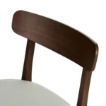 Ecole Dining Chair - Walnut and Welsh Gray
