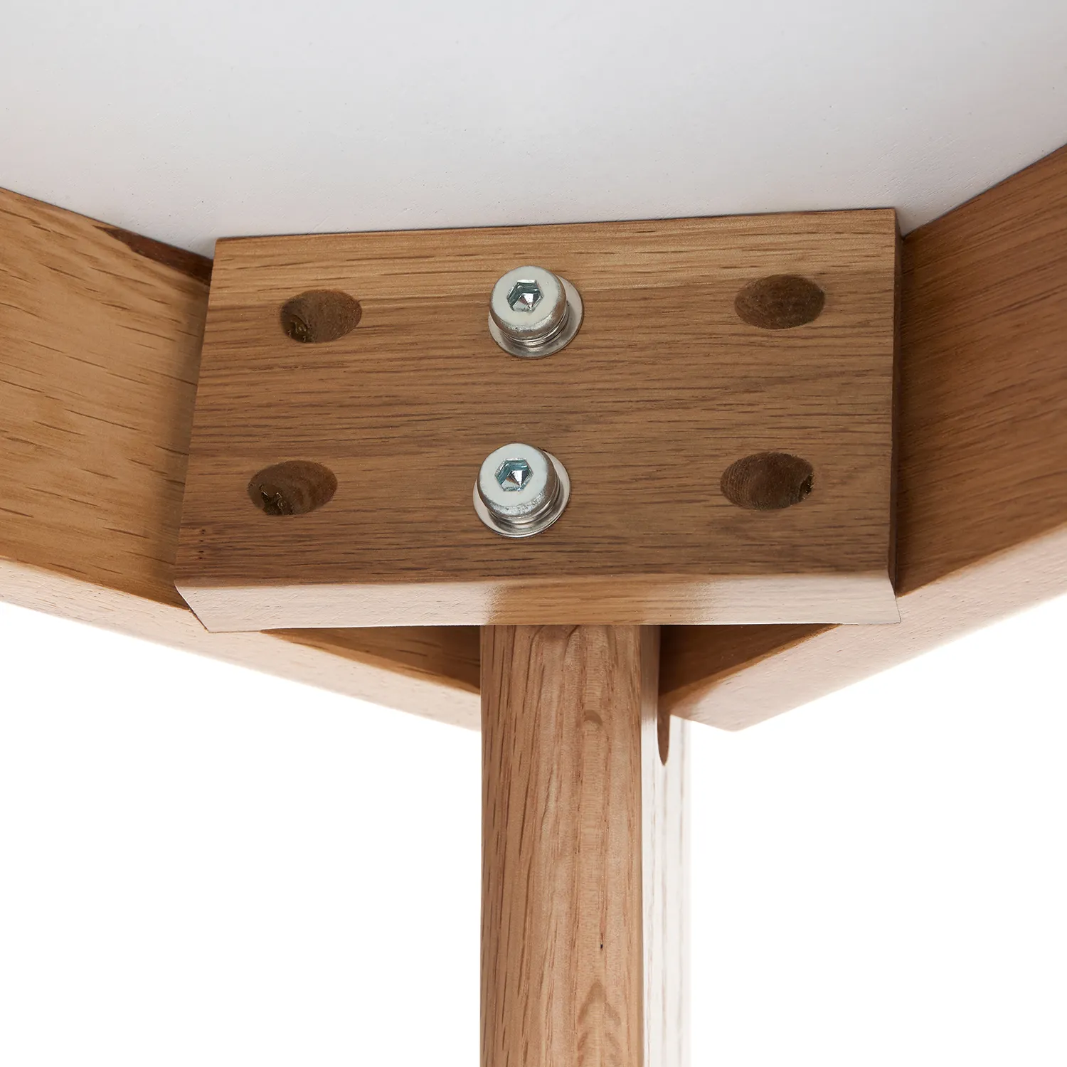 Vena Cafe Table - Oak and Marble - Image 8