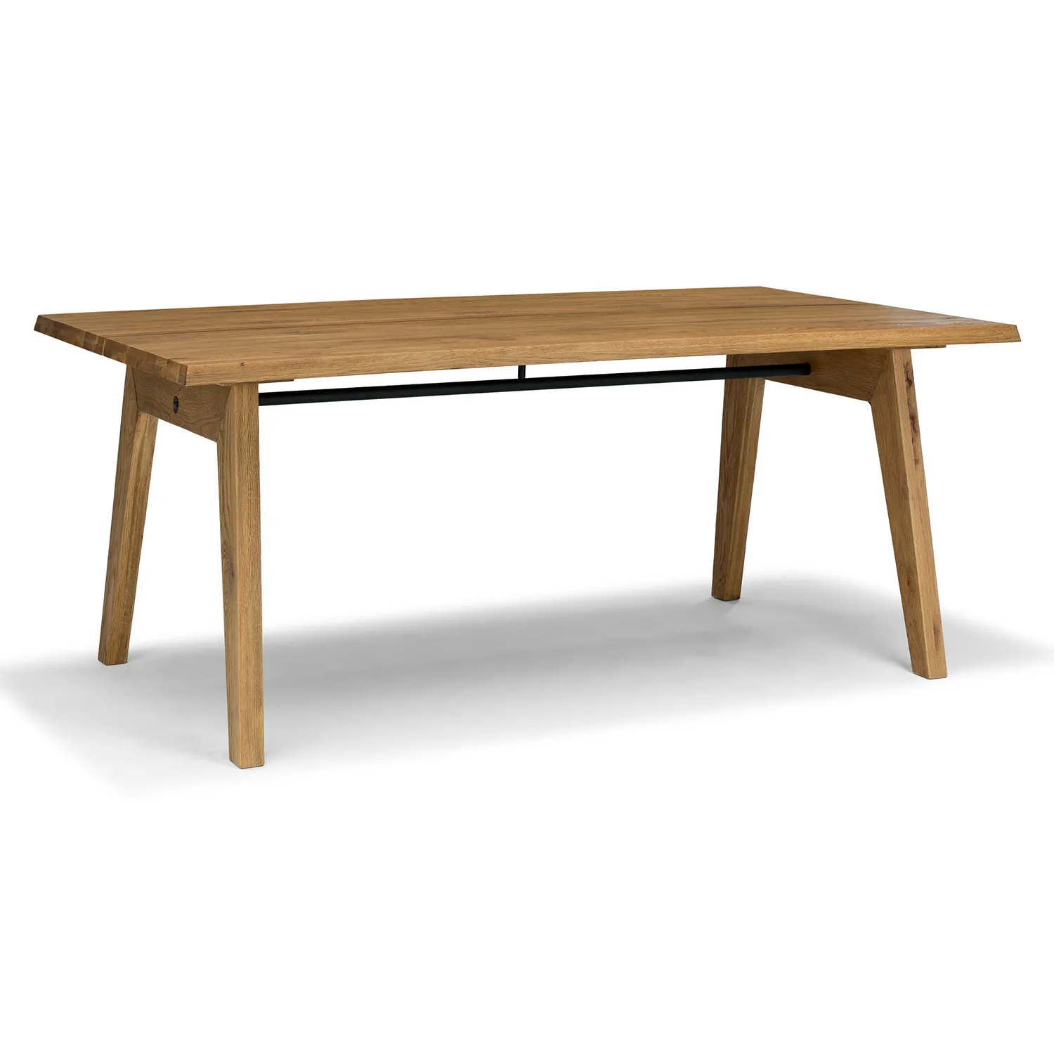 Madera 71_ Solid Wood Dining Table - Oak - Image 8