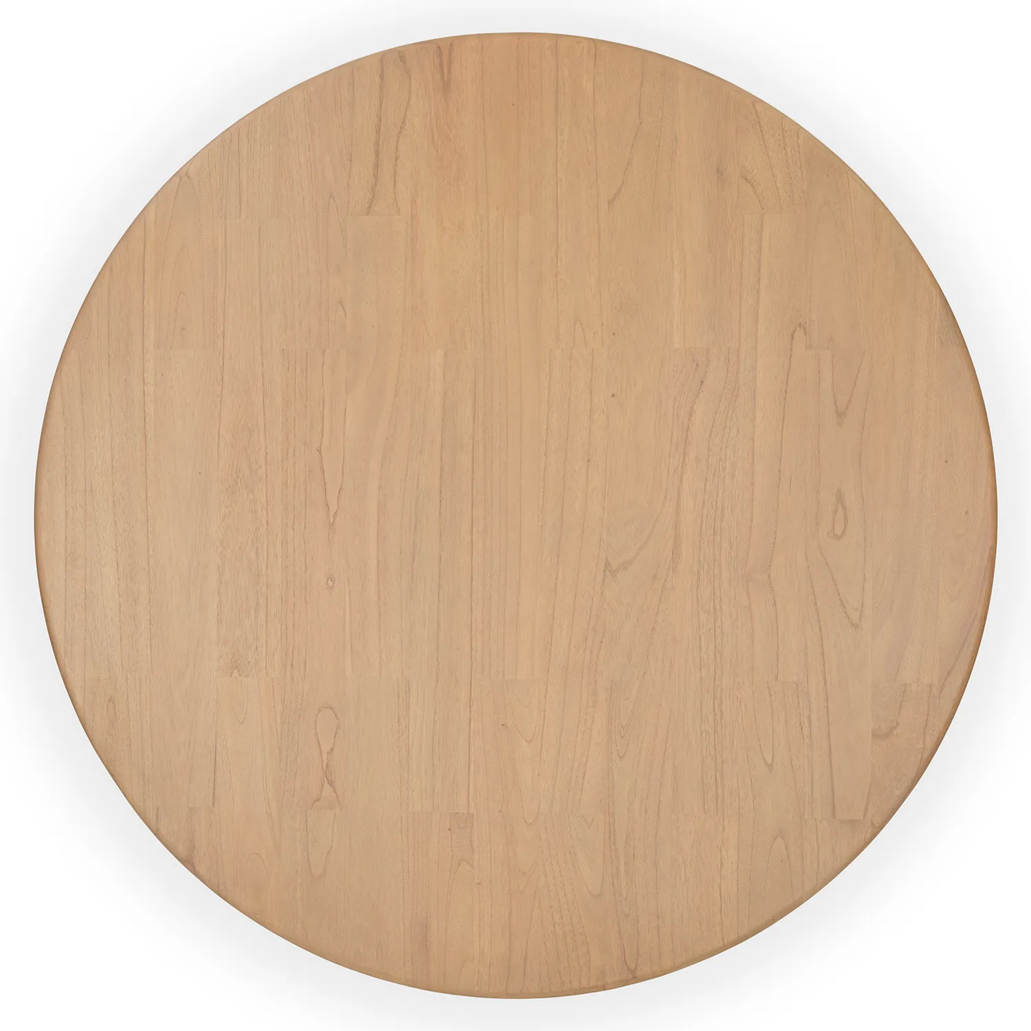 Kurasi 48_ Solid Wood Round Dining Table - Natural - Image 8