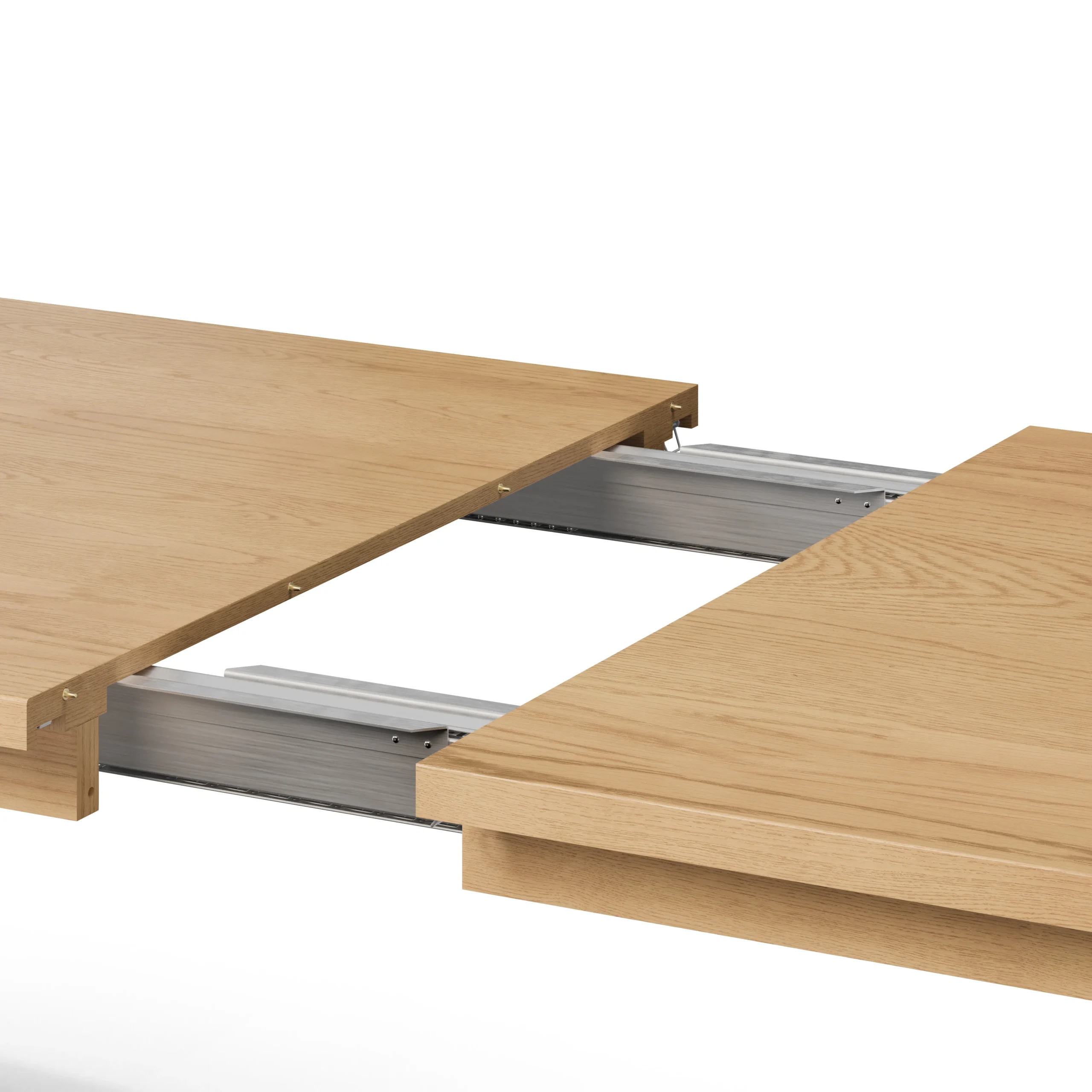 Gina 88.5_ - 112_ Extendable Dining Table - White Oak - Image 8