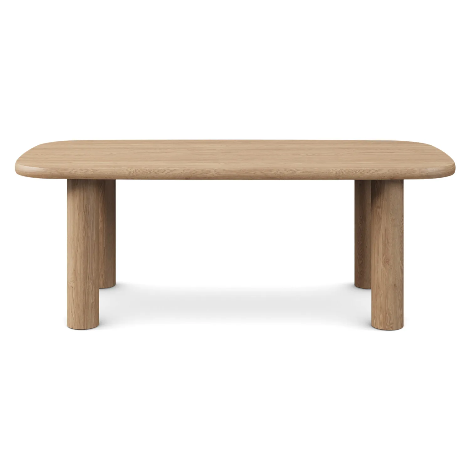 Adel 82.5_ Dining Table - White Oak - Image 8
