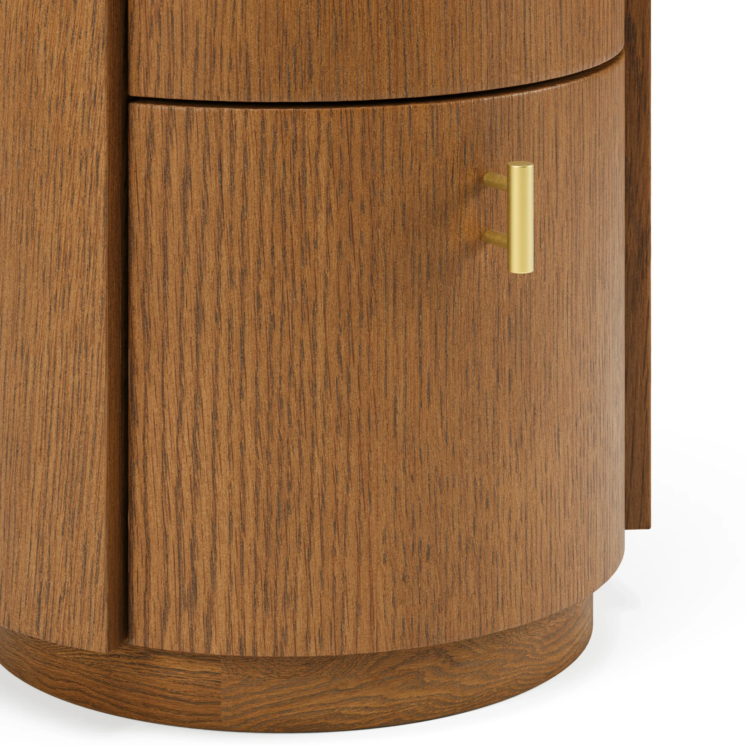 Miila 2-Drawer Nightstand - Smoked Oak - Image 8