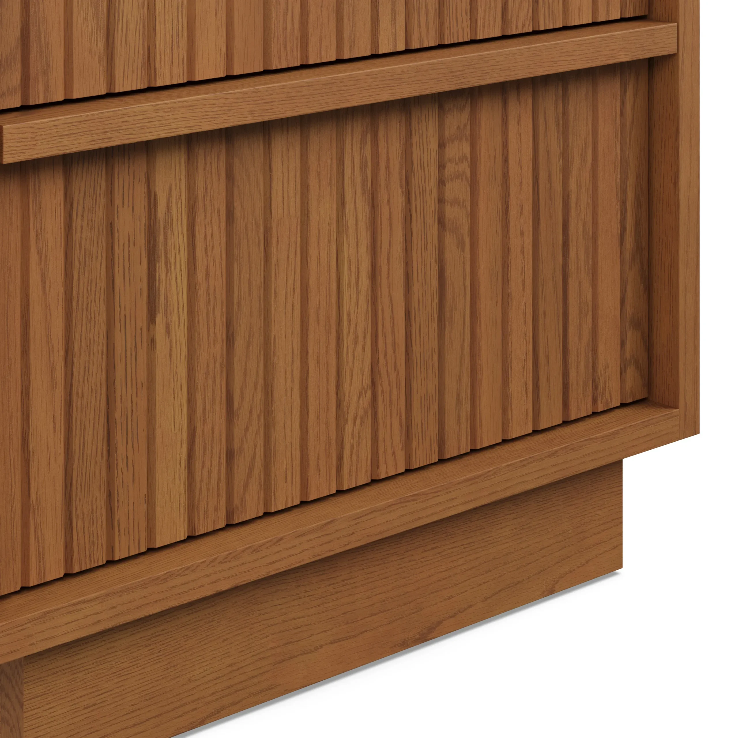 Kouva 2-Drawer Nightstand - Smoked Oak - Image 8