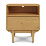 Cooper 1-Drawer Nightstand - Natural Oak