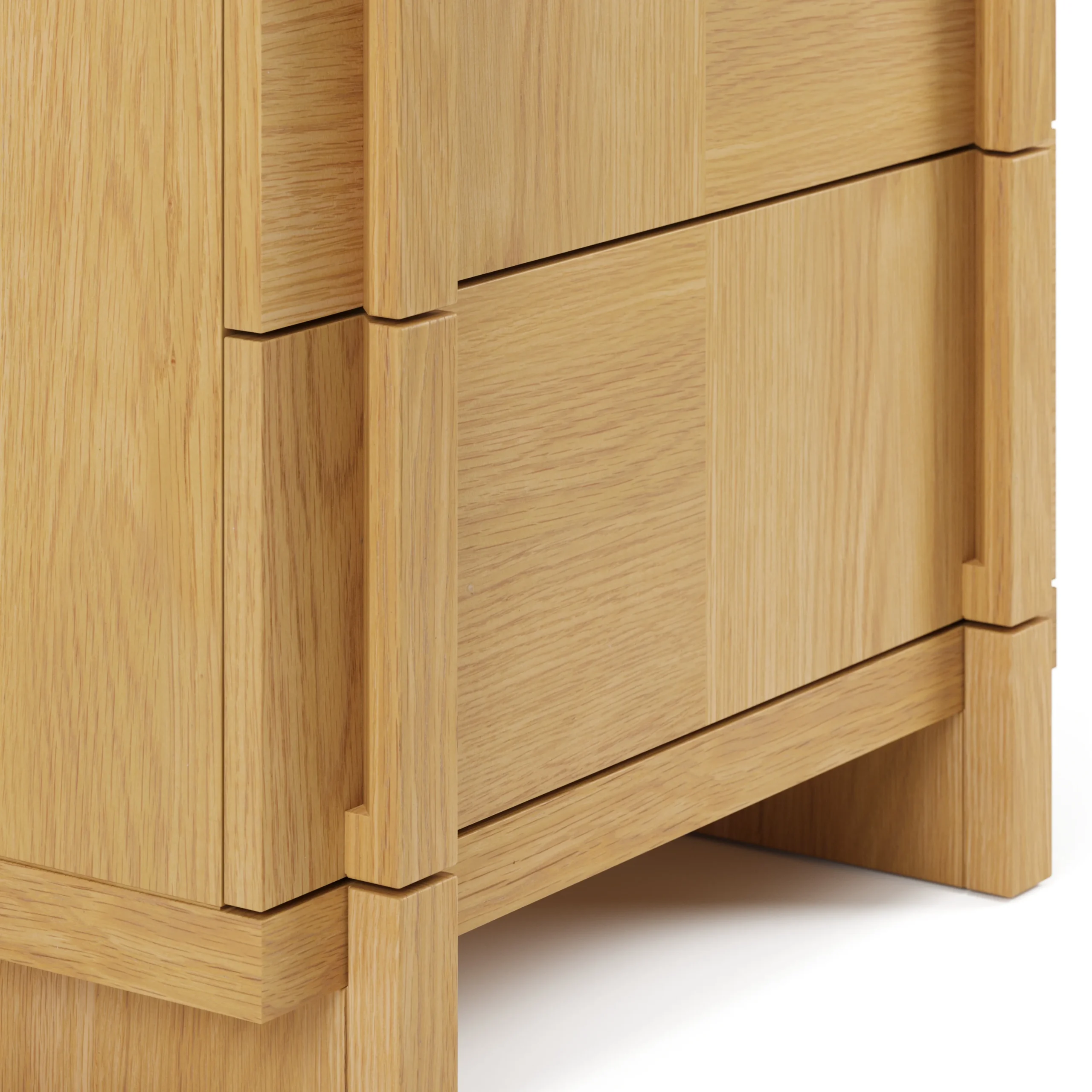 Ayra 2-Drawer Nightstand - Natural Oak - Image 8