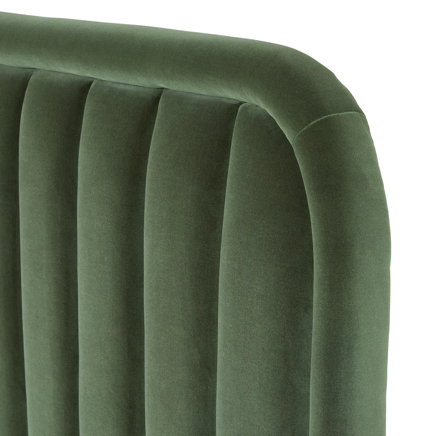 Rolph Queen Velvet Headboard - Plush Pacific Green - Image 8