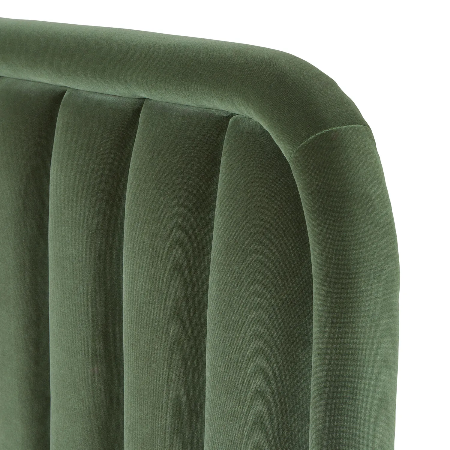 Rolph King Velvet Headboard - Plush Pacific Green - Image 8
