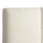Noel Queen Tall Headboard - Lunaria White Bouclé