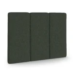 Noel Queen Headboard - Green Wool Bouclé