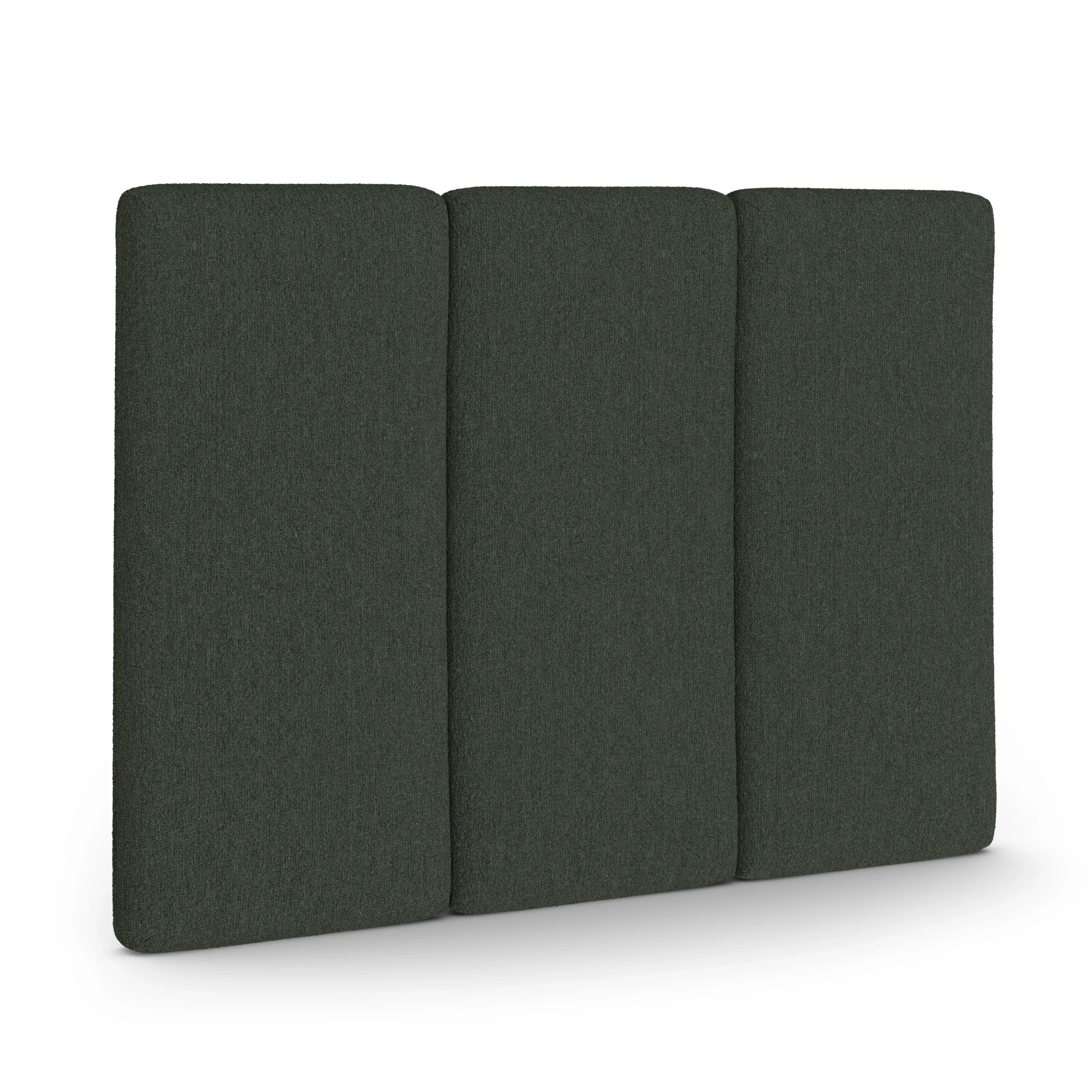 Noel Queen Headboard - Green Wool Bouclé - Image 8