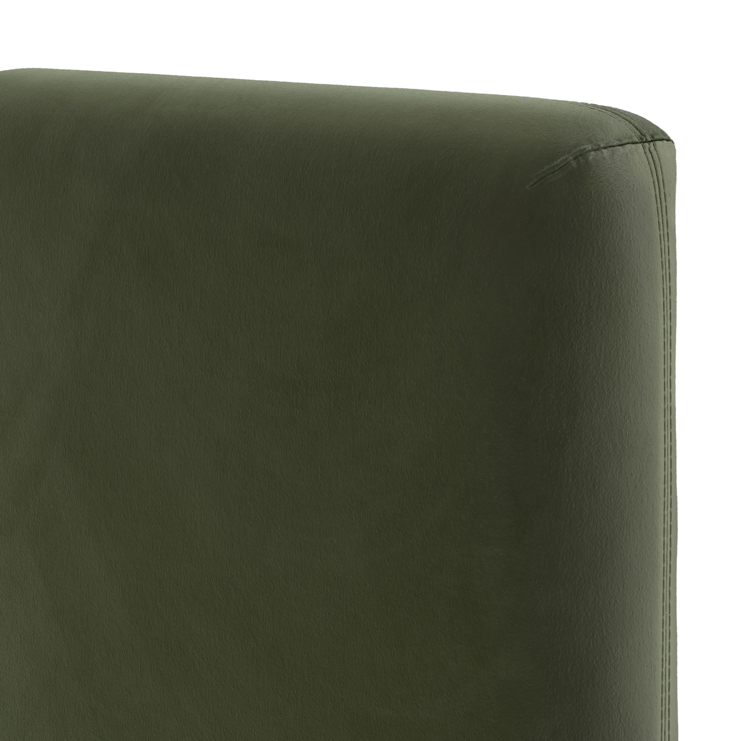 Noel King Velvet Headboard - Hale Fir Green - Image 8