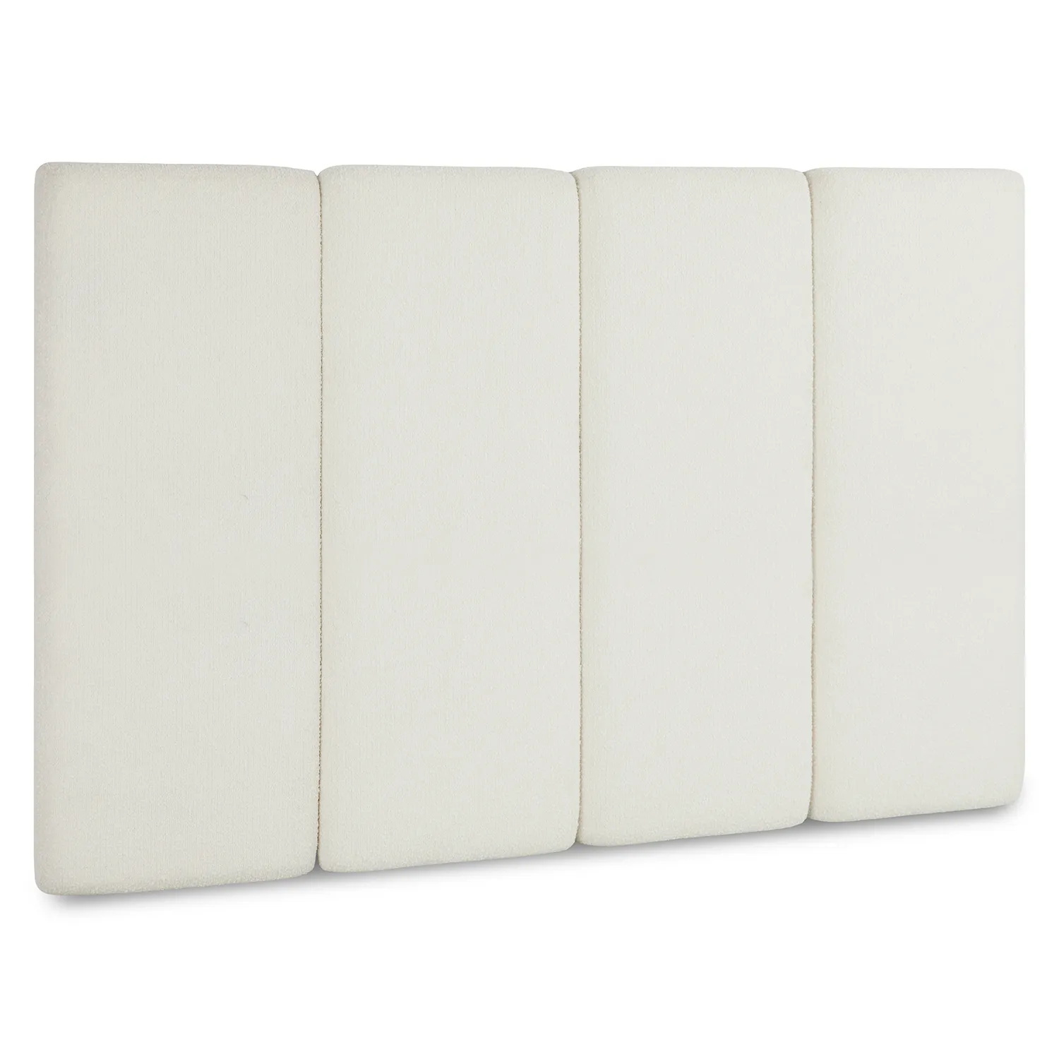 Noel King Tall Headboard - Lunaria White Bouclé - Image 8