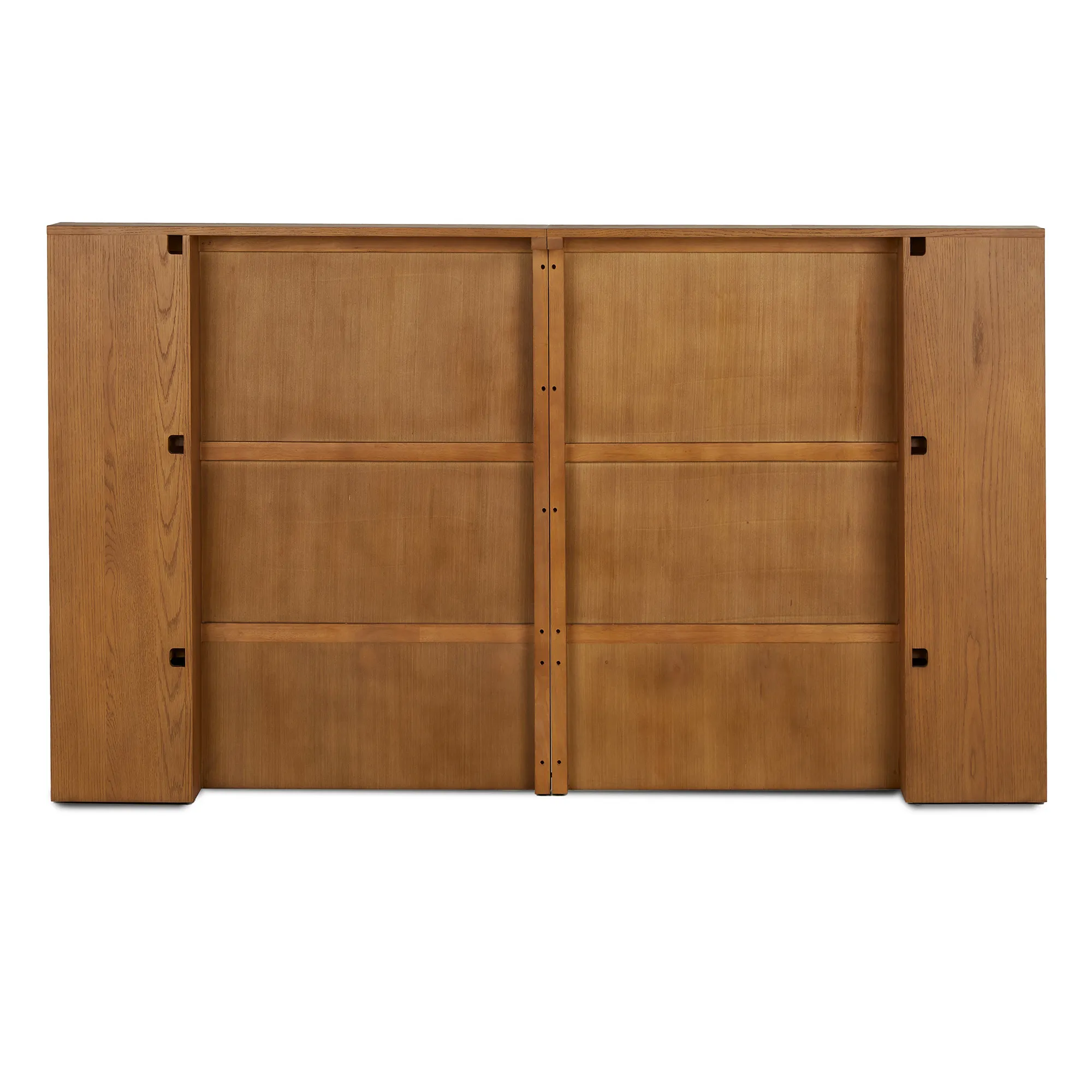 Kouva Queen Storage Headboard - Smoked Oak - Image 8
