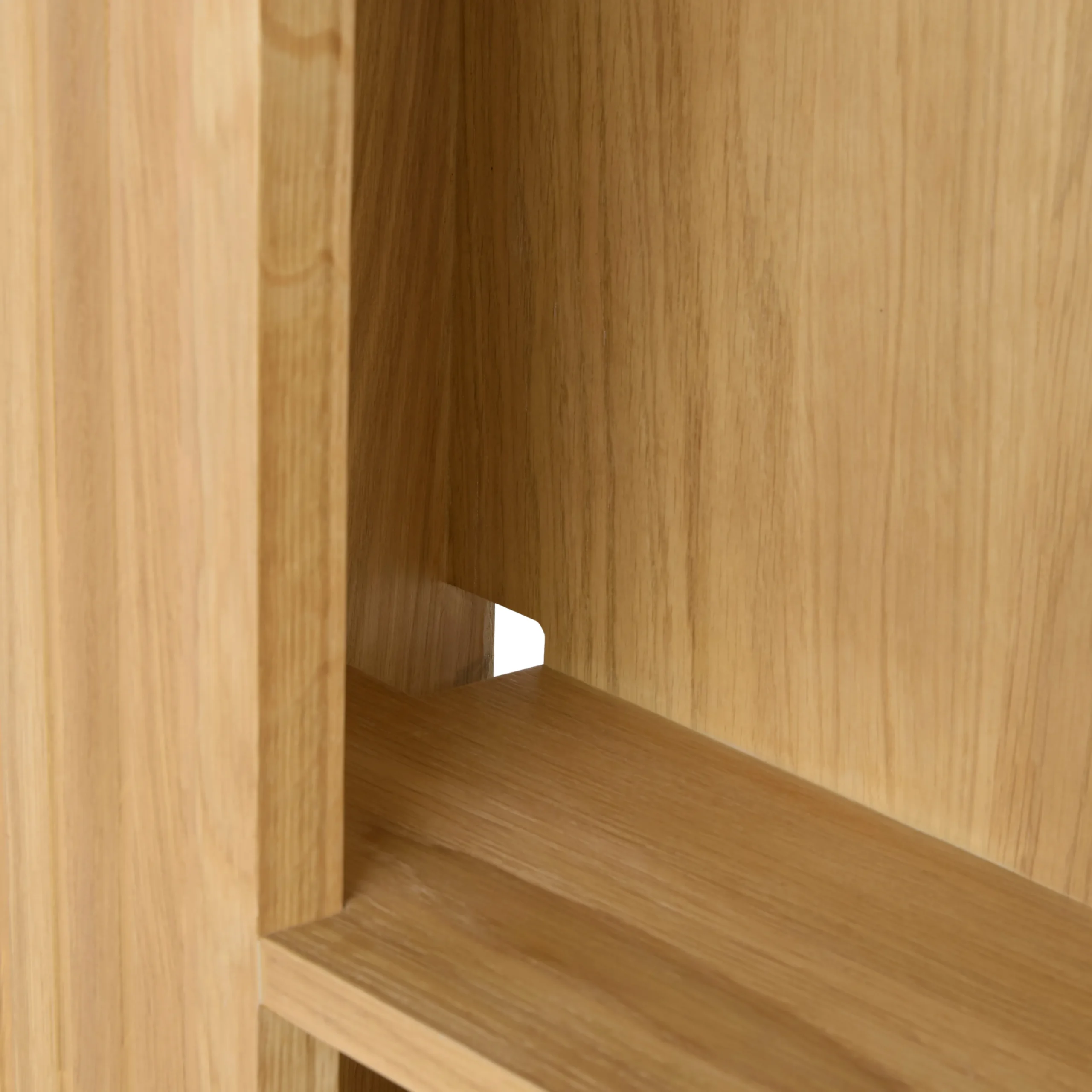 Kouva King Storage Headboard - Natural Oak - Image 8