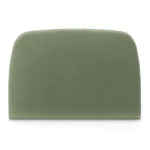 Kaleo Queen Velvet Headboard - Plush Pacific Sage