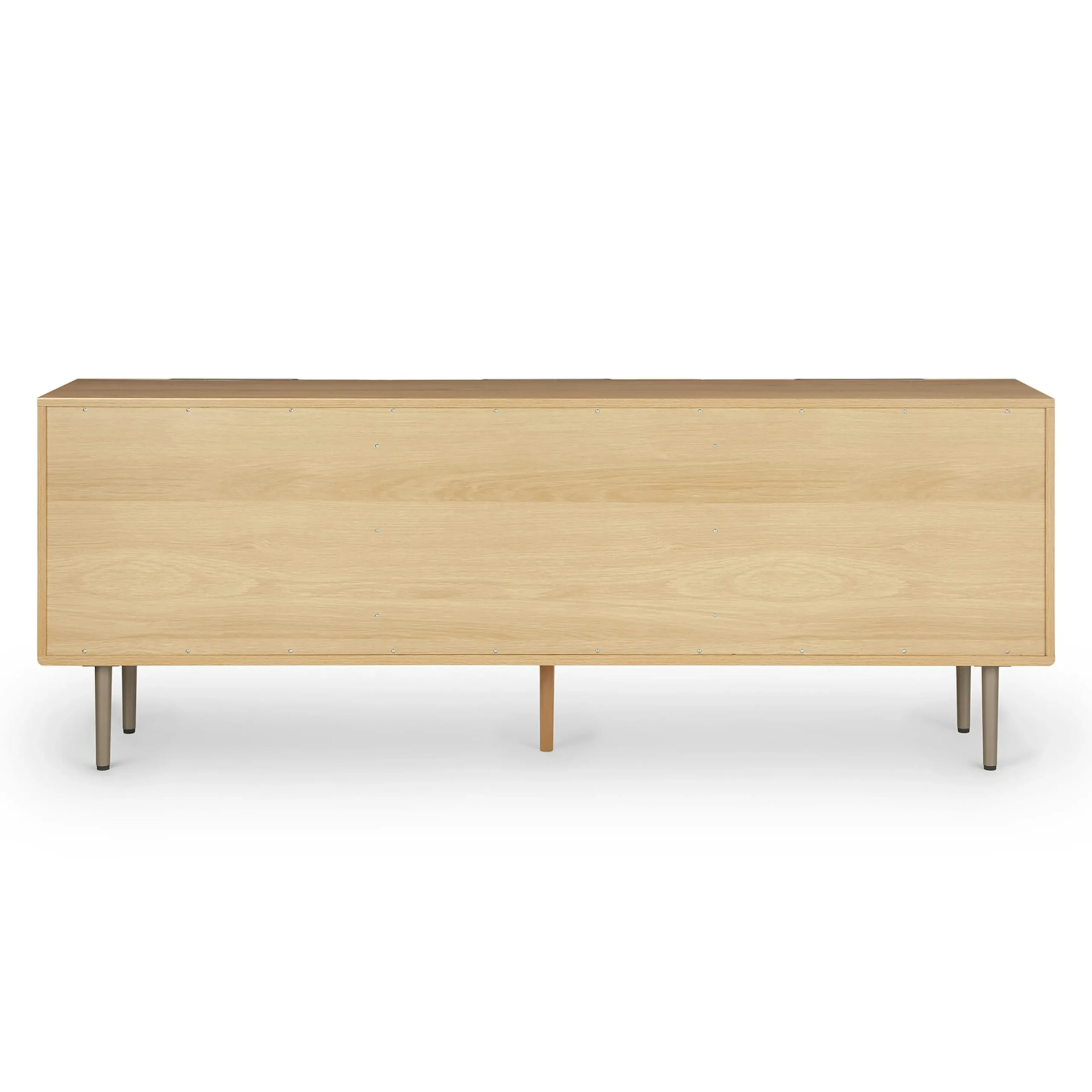 Nera 6-Drawer Low Triple Dresser - Oak - Image 8