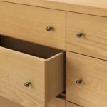 Cassie 6-Drawer Double Dresser - Natural Oak