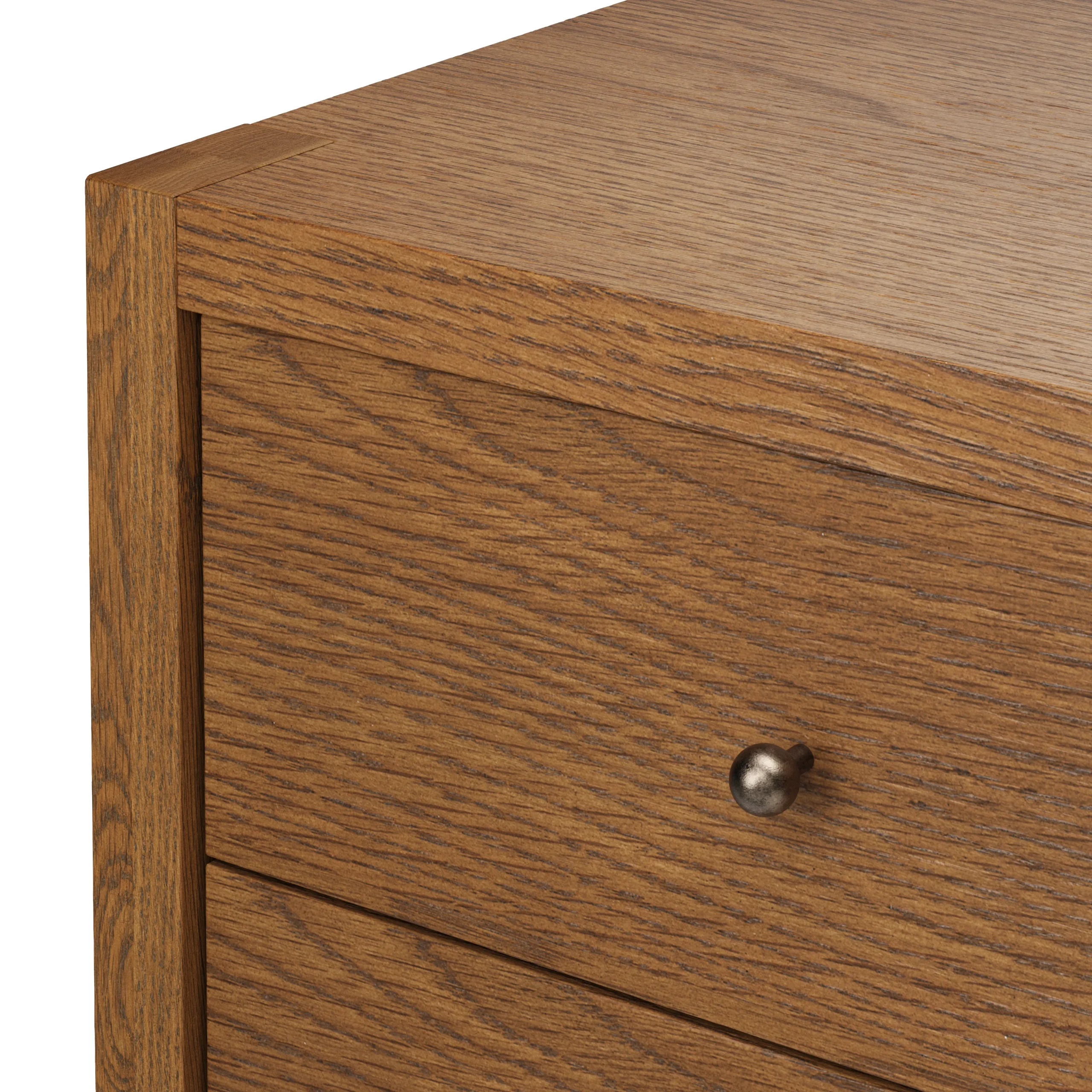 Cassie 9-Drawer Triple Dresser - Smoked Oak - Image 8