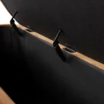 Rolph 55.5_ Velvet Storage Bench - Plush Pacific Rust