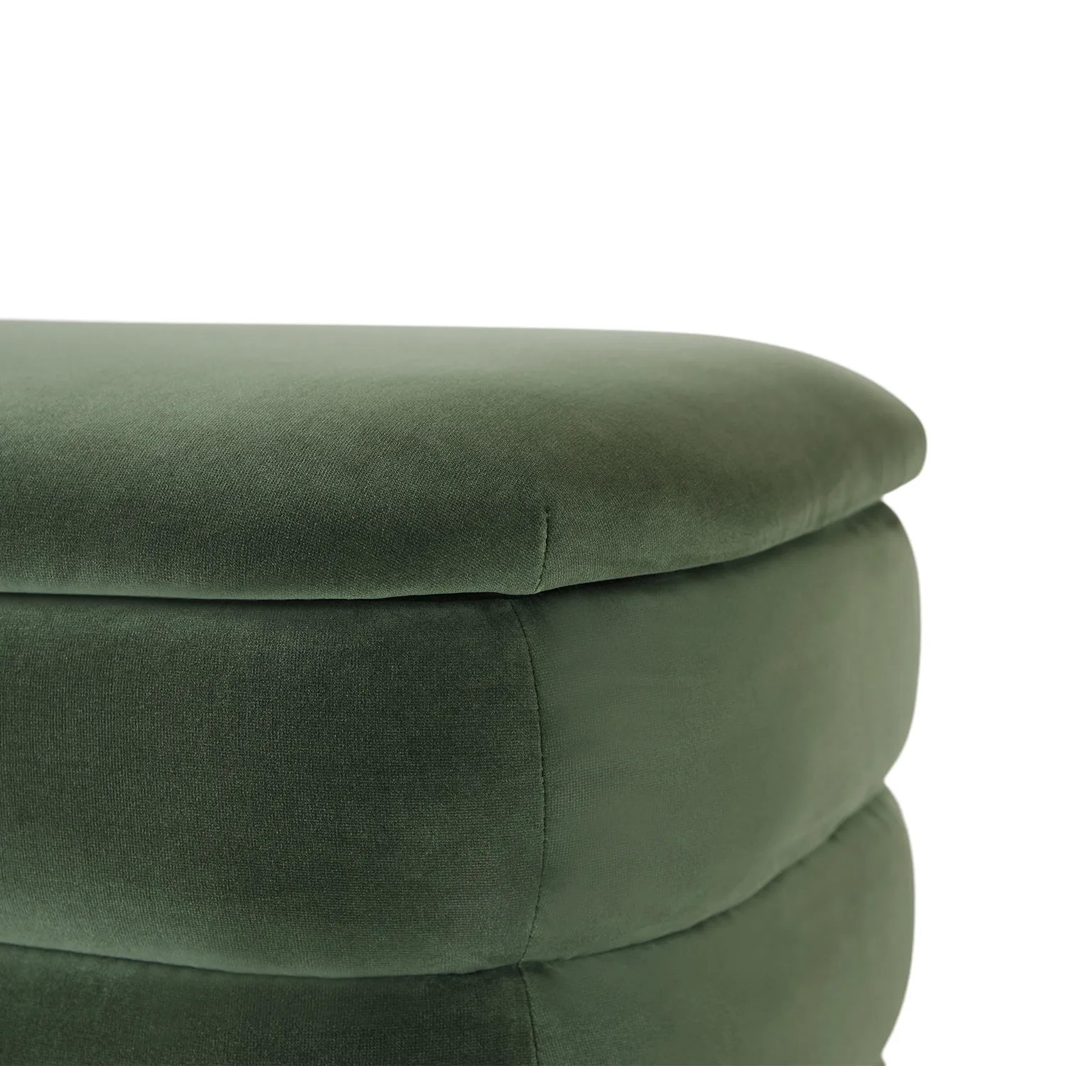 Rolph 55.5_ Velvet Storage Bench - Plush Pacific Green - Image 8
