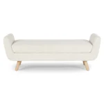 Gabriola 60_ Bench - Ivory Bouclé