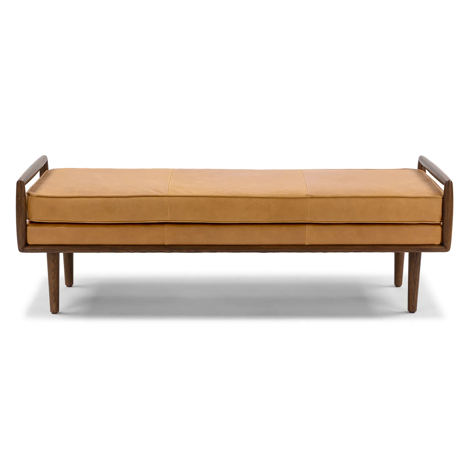 Ansa 54_ Leather Bench - Charme Tan - Image 9