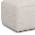 Winslow 21.25_ Ottoman - Napa White