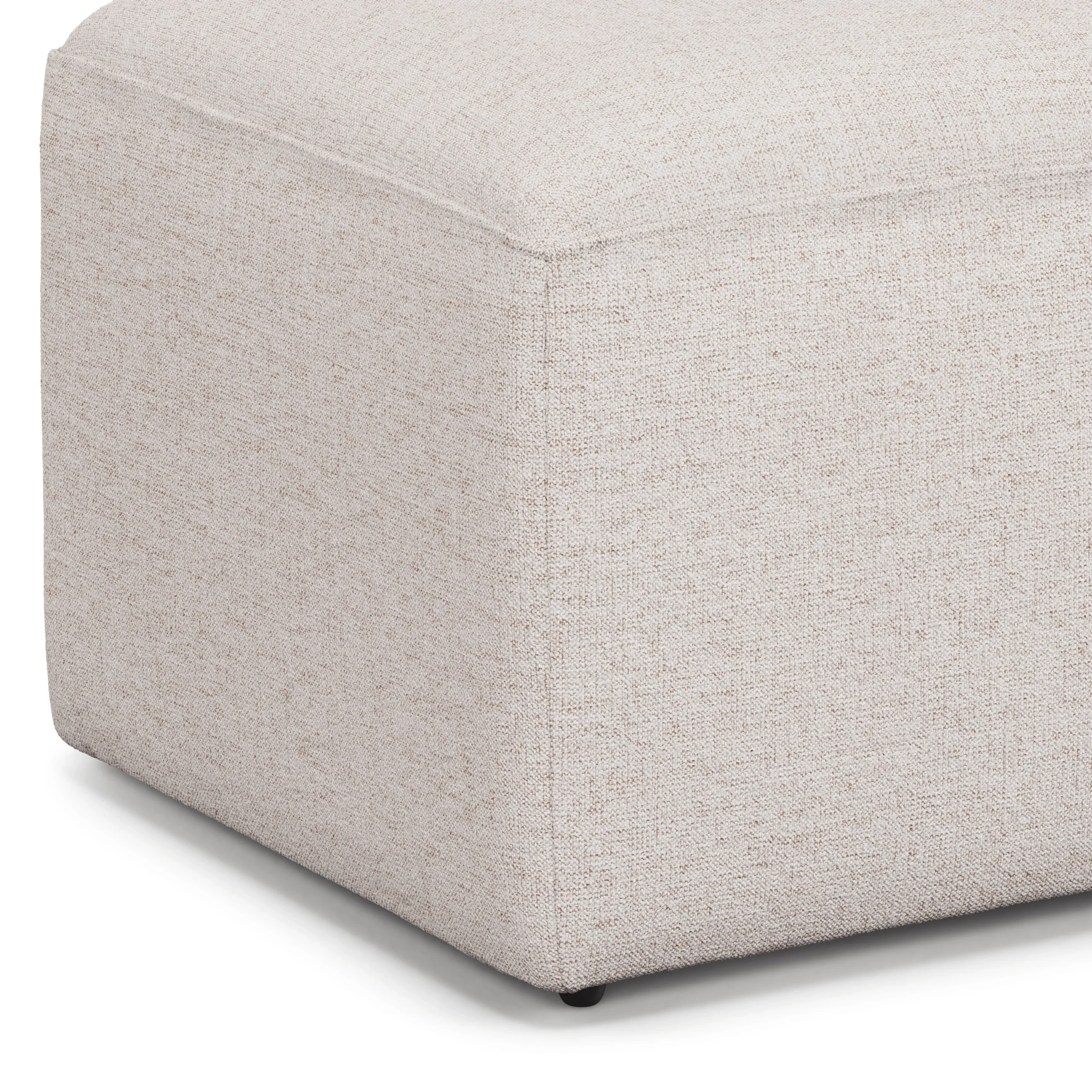 Winslow 21.25_ Ottoman - Napa White - Image 8