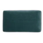 Abisko 45.5_ Velvet Ottoman - Plush Pacific Blue