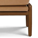 Bavel 25_ Leather Ottoman - Charme Tan