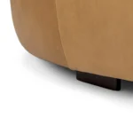 Timpani 41_ Leather Ottoman - Charme Tan