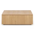 Suri 44_ Square Coffee Table - White Oak
