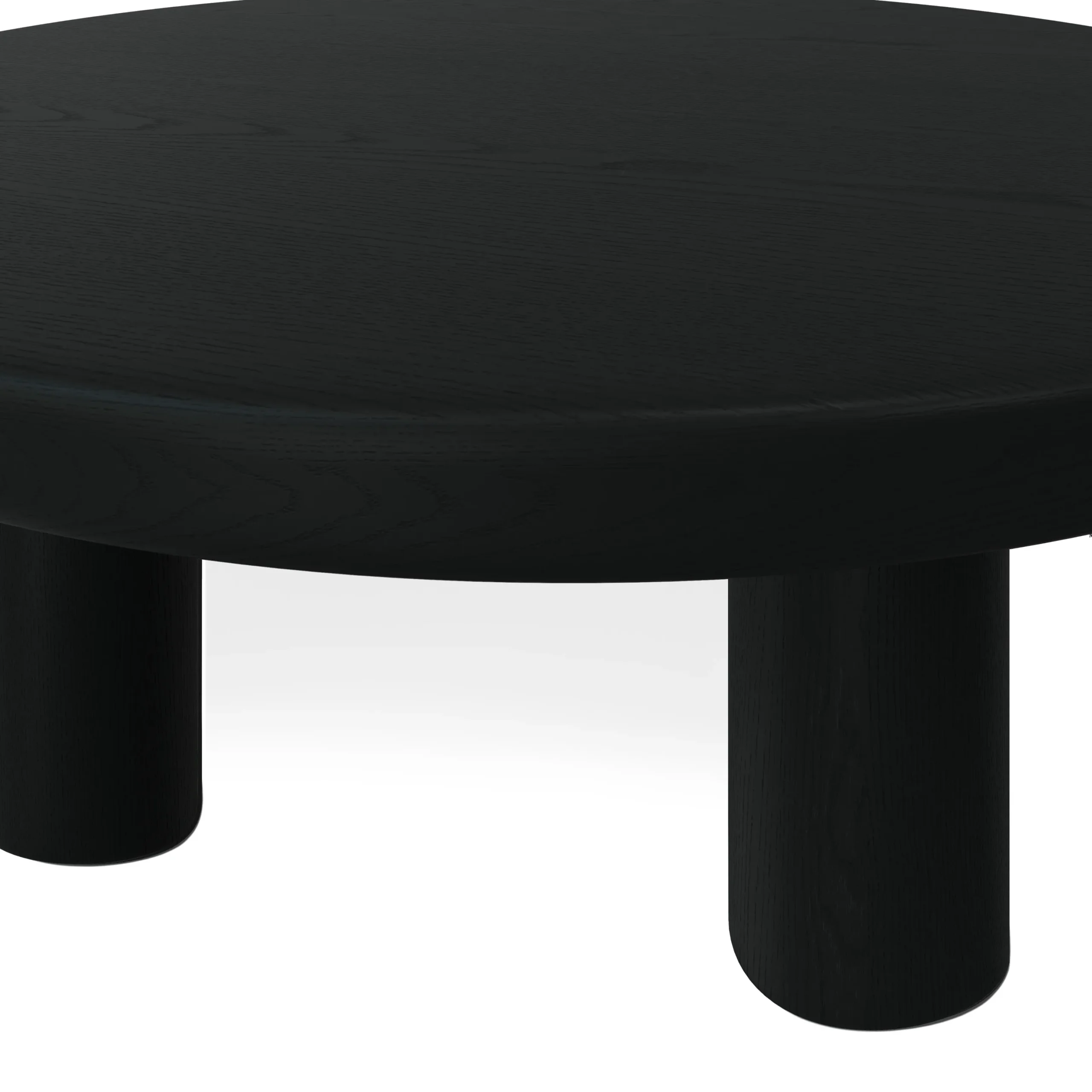 Adel 42_ Round Coffee Table - Black - Image 5