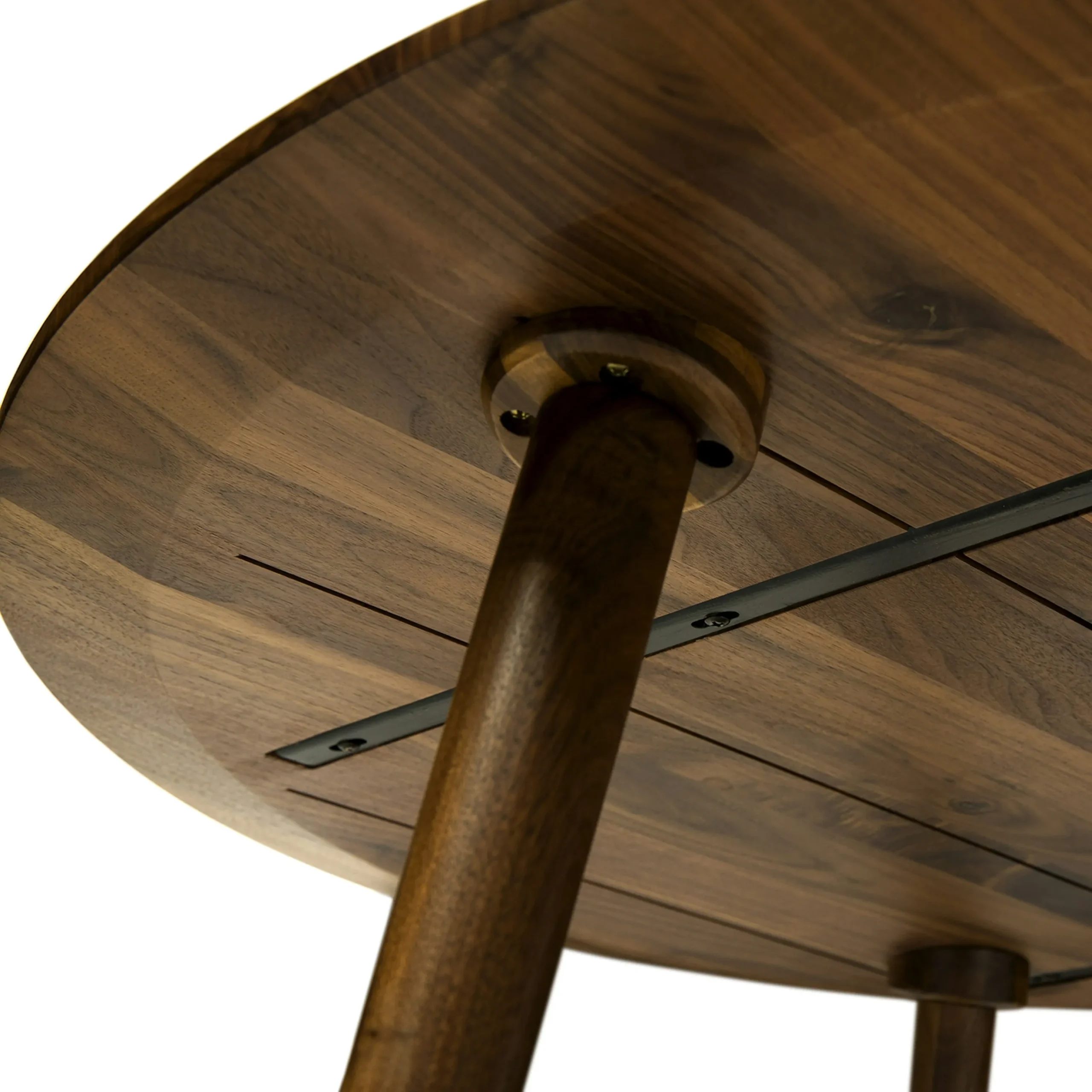 Amoeba 35.5_ Round Coffee Table - Walnut - Image 7
