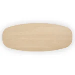 Lenia 53.5_ Oval Coffee Table - White Oak