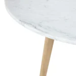 Mara 31.5_ Marble Coffee Table - Oak