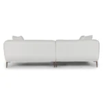 Abisko 94.5_ Left Sectional - Quartz White