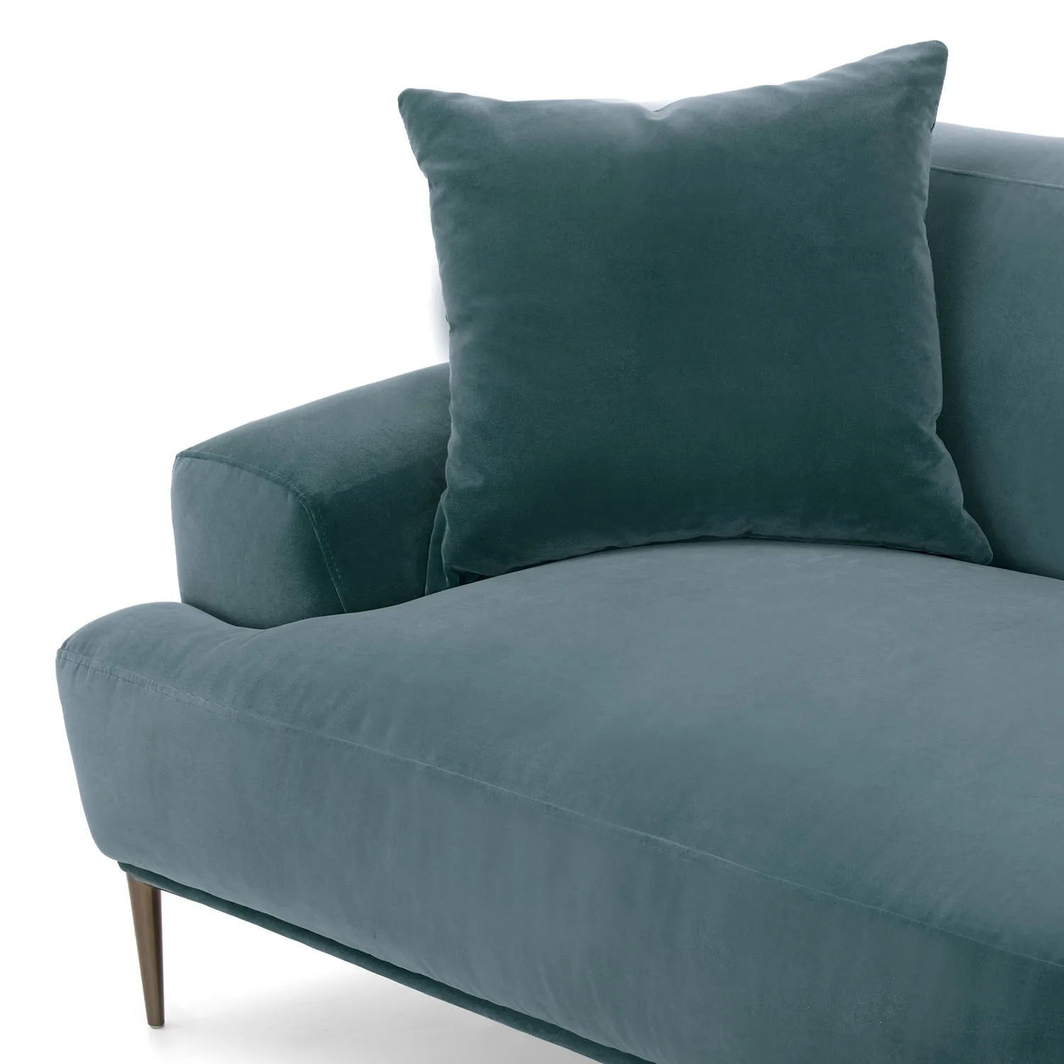 Abisko 94.5_ Velvet Right Sectional - Plush Pacific Blue - Image 8