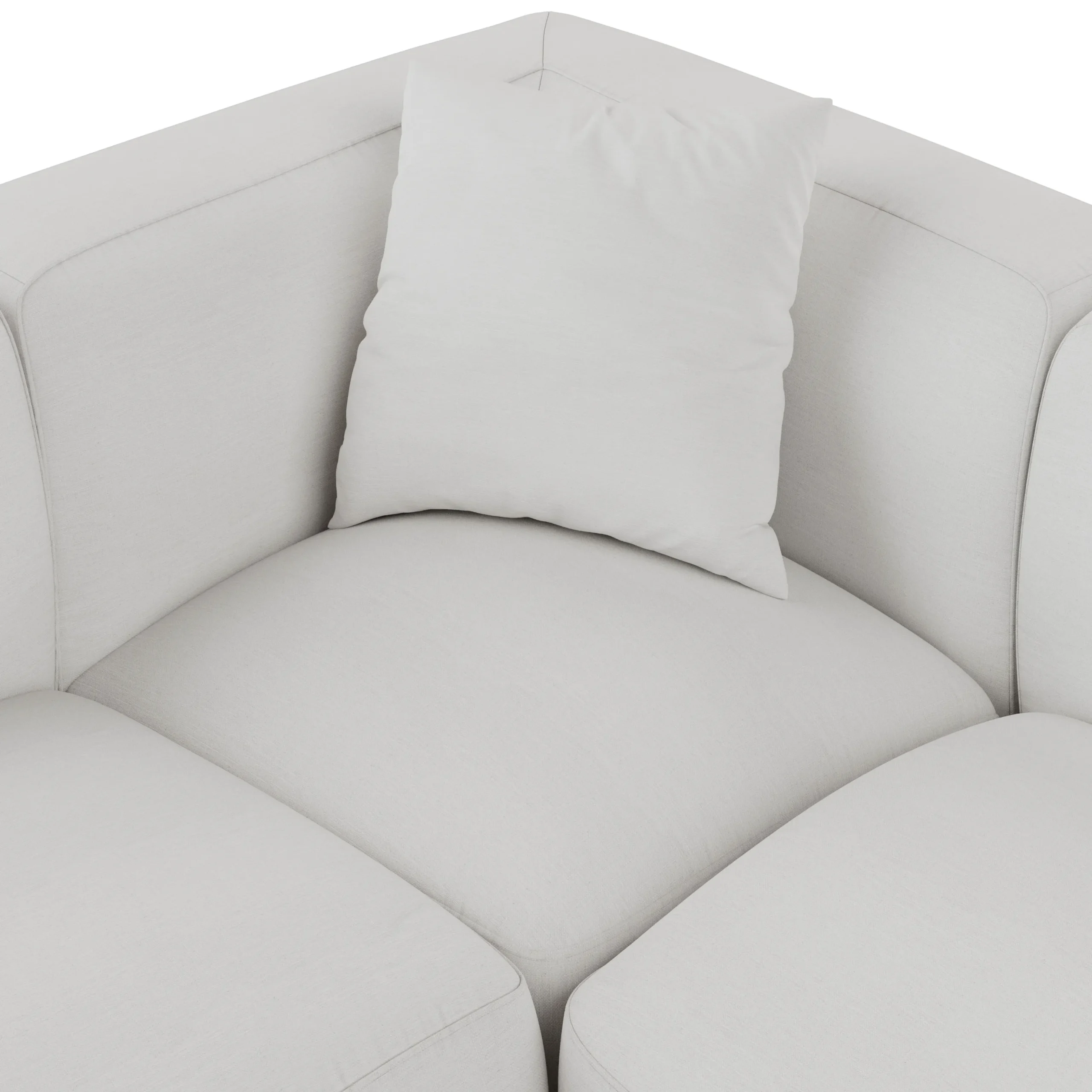 Abisko 113_ Left L-Shaped Sectional - Quartz White - Image 8