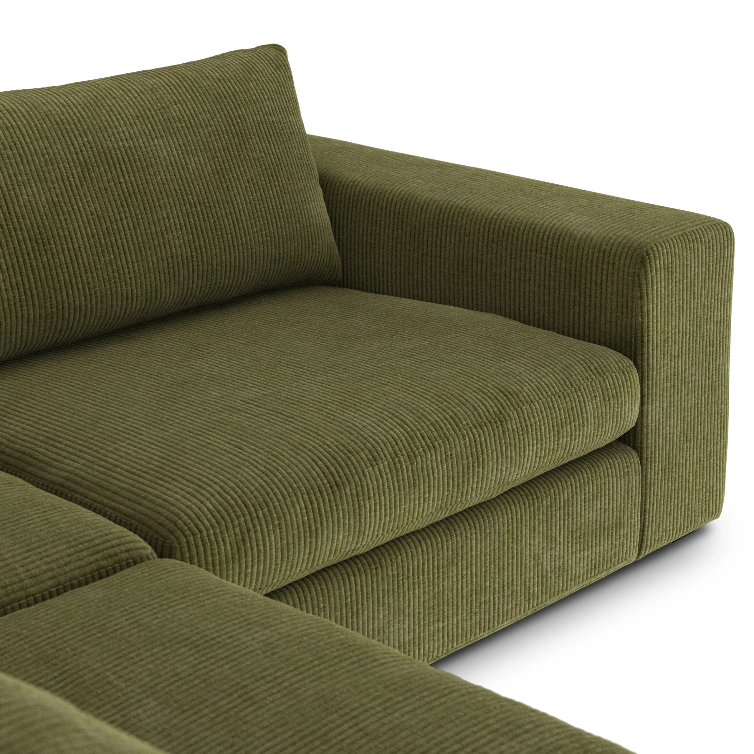 Beta 94_ Modular Corner Sectional - Cypress Green - Image 8