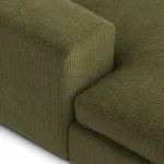 Beta 98_ Modular Left Chaise Sectional - Cypress Green