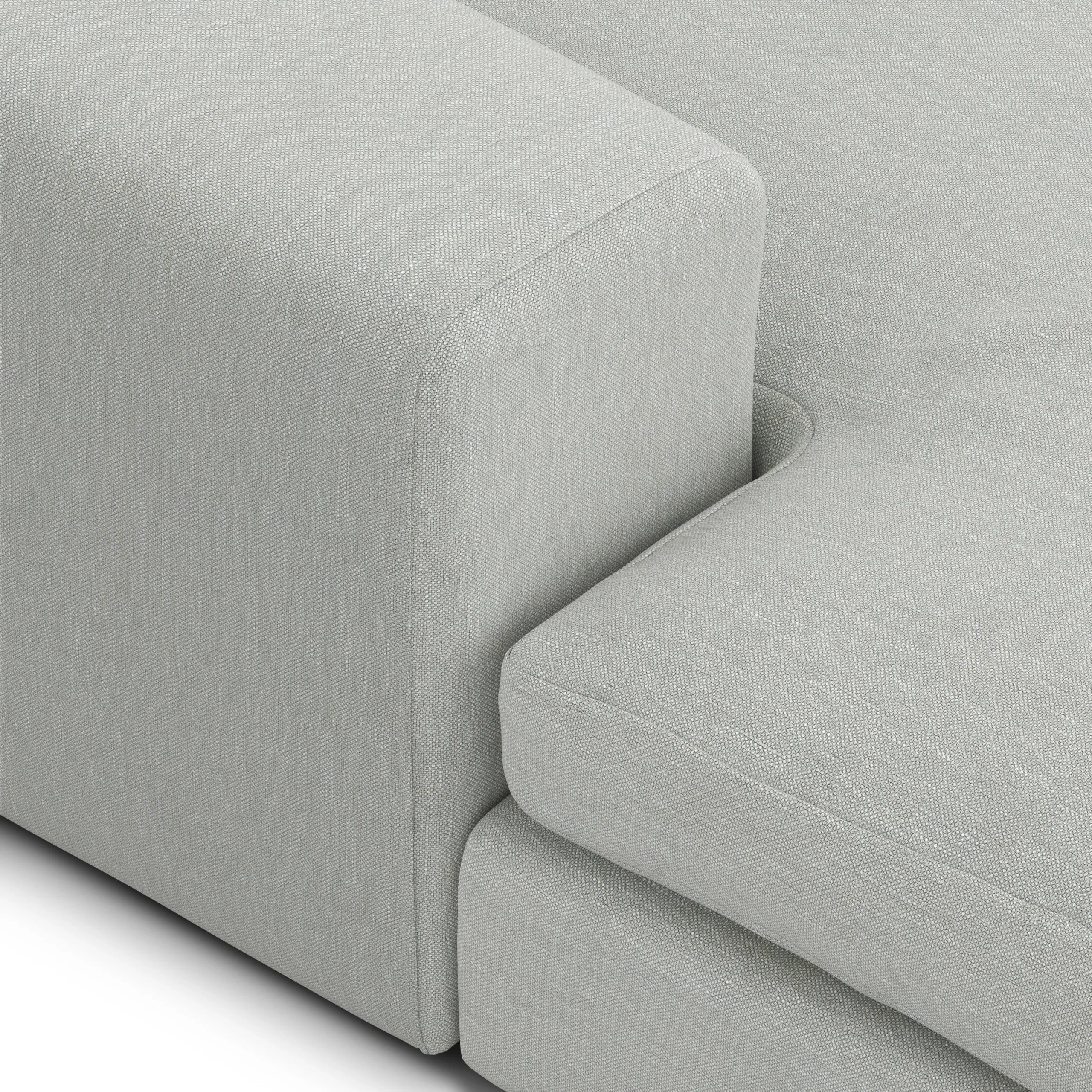 Beta 98_ Modular Left Chaise Sectional - Welsh Gray - Image 8