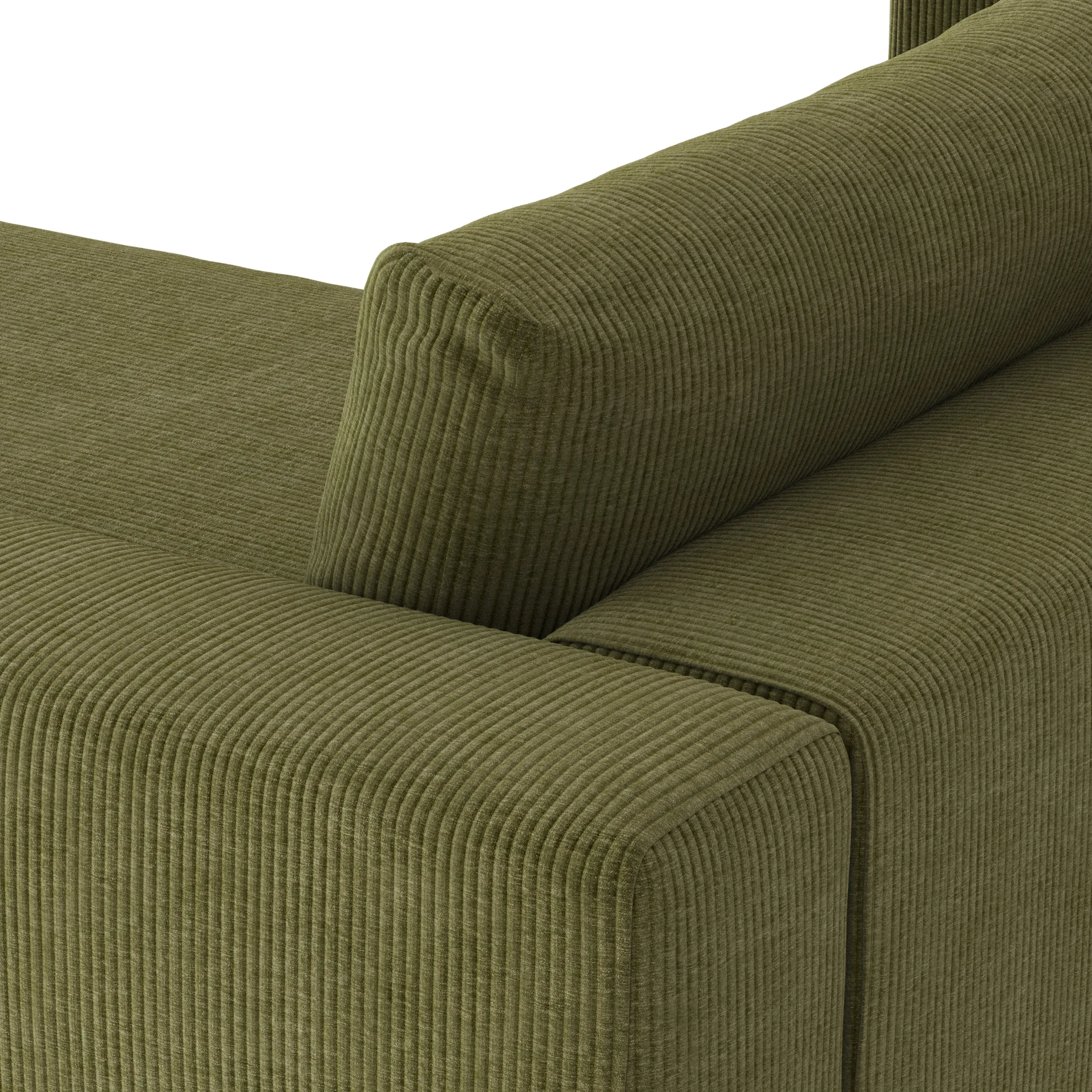 Beta 98_ Modular Right Chaise Sectional - Cypress Green - Image 8