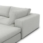 Beta 129.5_ Modular U Sectional - Welsh Gray