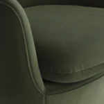 Turoy 32.5_ Velvet Swivel Lounge Chair - Hale Fir Green