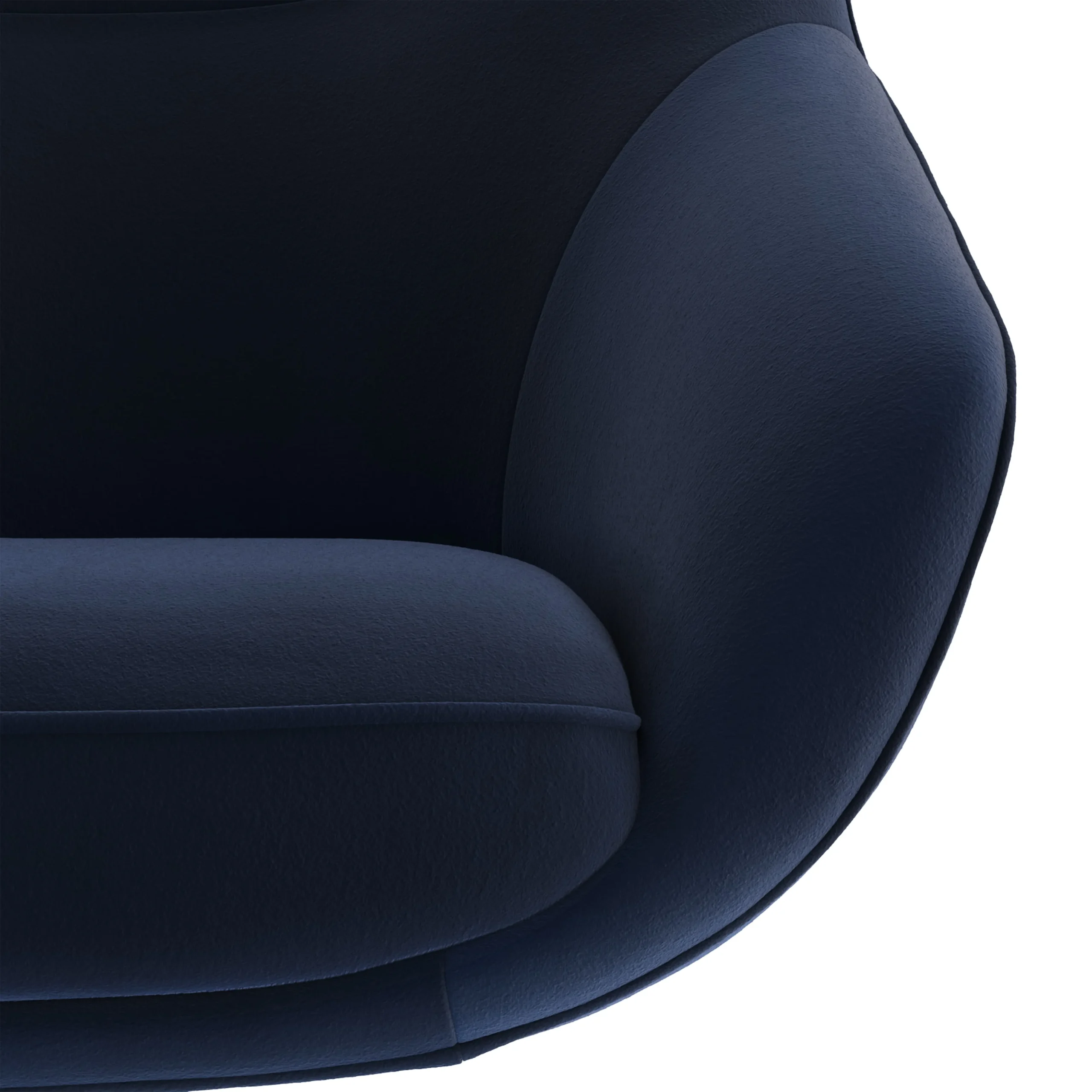 Sterling 33_ Velvet Swivel Chair - Hale Ink - Image 4