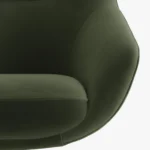 Sterling 33_ Velvet Swivel Chair - Hale Fir Green