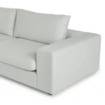 Beta 133.5_ Left Modular Conversational Sectional - Welsh Gray